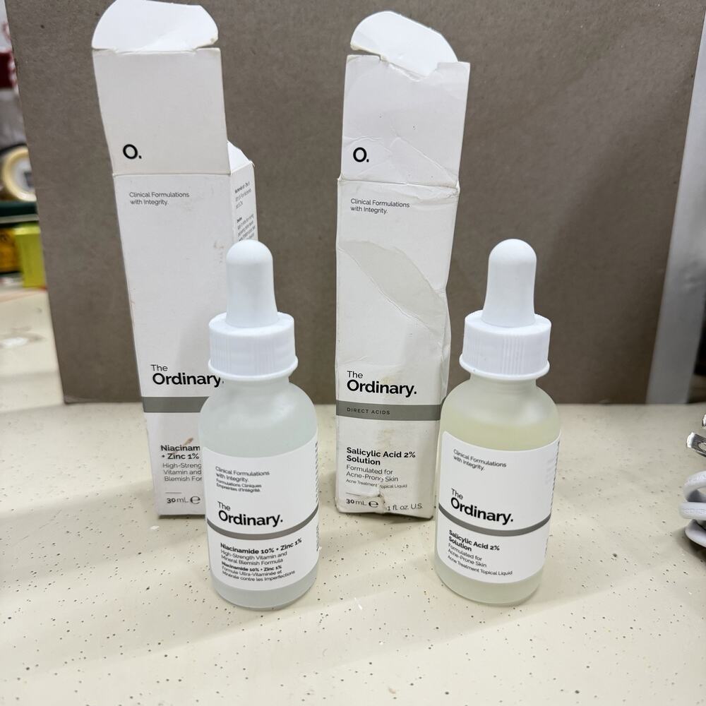 The Ordinary Salicylic Acid 2% Solution Blemish Prone Skin + Niacinamide 2pc SET